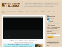 Tablet Screenshot of coachprakash.com